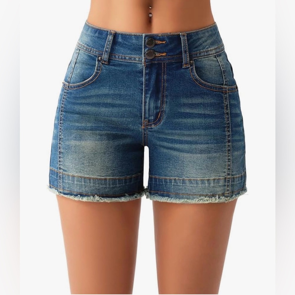 Roswear Stretchy Jean Shorts